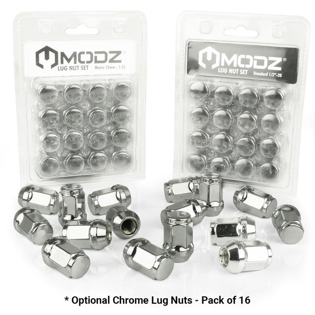 MODZ® 14" Mayhem Chrome Wheels & Street Tires Combo