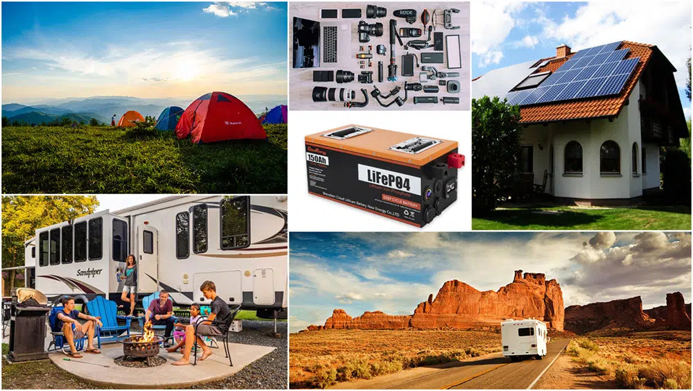 Cloudenergy 12V 150Ah LiFePO4 Deep Cycle Lithium Battery (CL12V-150Ah)