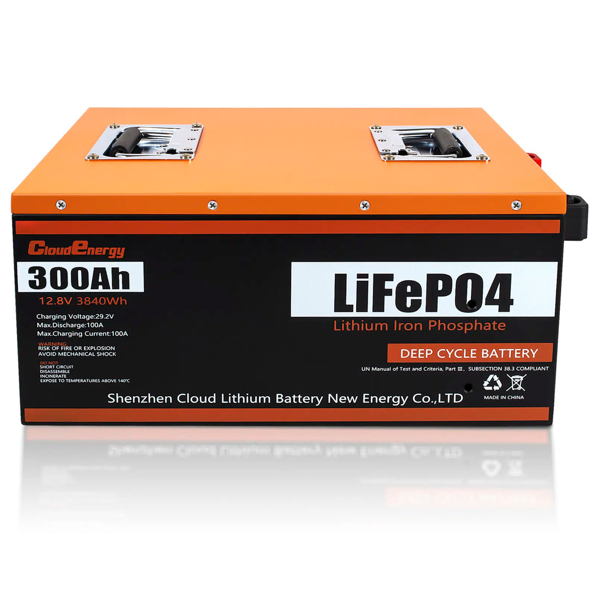 Cloudenergy 12V 300Ah LiFePO4 Deep Cycle Lithium Battery (CL12V-300Ah ...