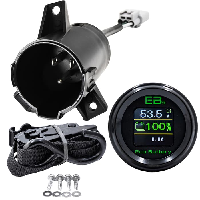 Eco Battery Club Car Precedent Installation Kit for 51V 60Ah LiFePO4 Lithium Battery