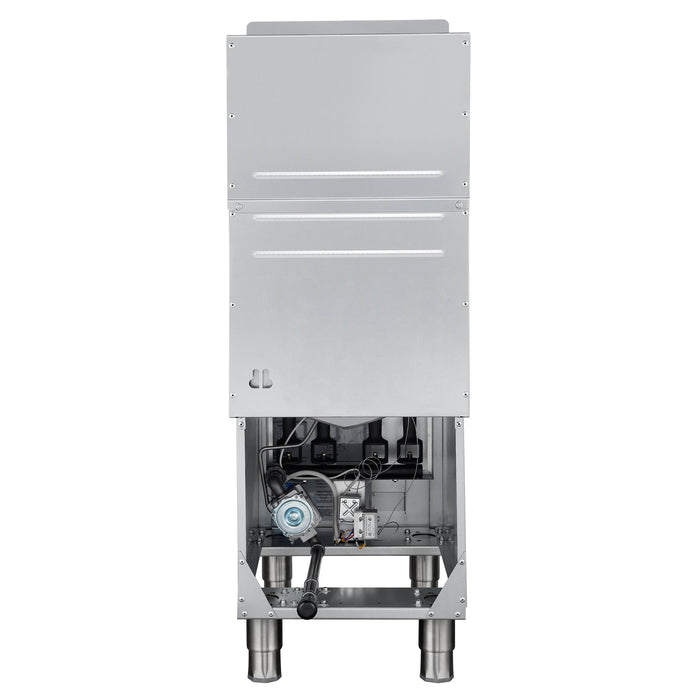 Forno Commerciale Natural Gas Deep Fryer, 4 Burners, 120,000 BTU, 50lbs Oil Capacity (FCMGF0023)