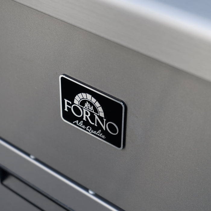 Forno Commerciale Natural Gas Deep Fryer, 3 Burners, 90,000 BTU, 40lbs Oil Capacity (FCMGF0048)