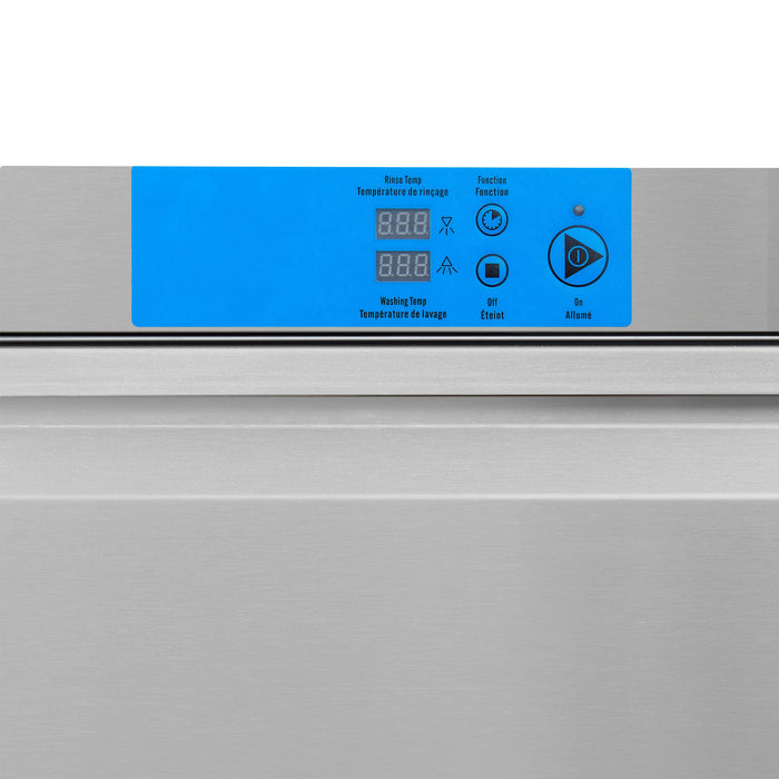 Forno Commerciale 25" Undercounter Dishwasher with 23L Tank Capacity, 3 Different Wash Cycles, High-Temperatures for Sanitation in Durable Stainless Steel (FCMDW0024)