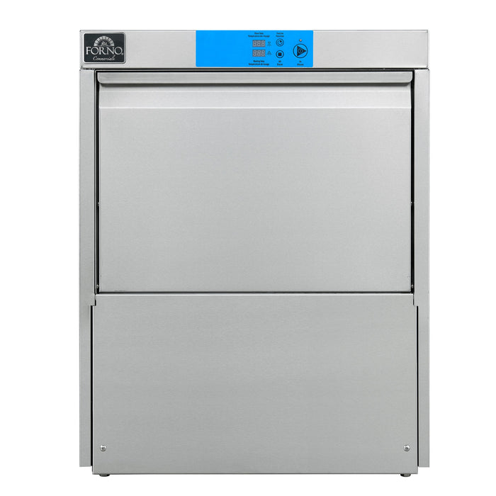 Forno Commerciale 25" Undercounter Dishwasher with 23L Tank Capacity, 3 Different Wash Cycles, High-Temperatures for Sanitation in Durable Stainless Steel (FCMDW0024)