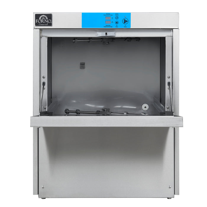 Forno Commerciale 25" Undercounter Dishwasher with 23L Tank Capacity, 3 Different Wash Cycles, High-Temperatures for Sanitation in Durable Stainless Steel (FCMDW0024)
