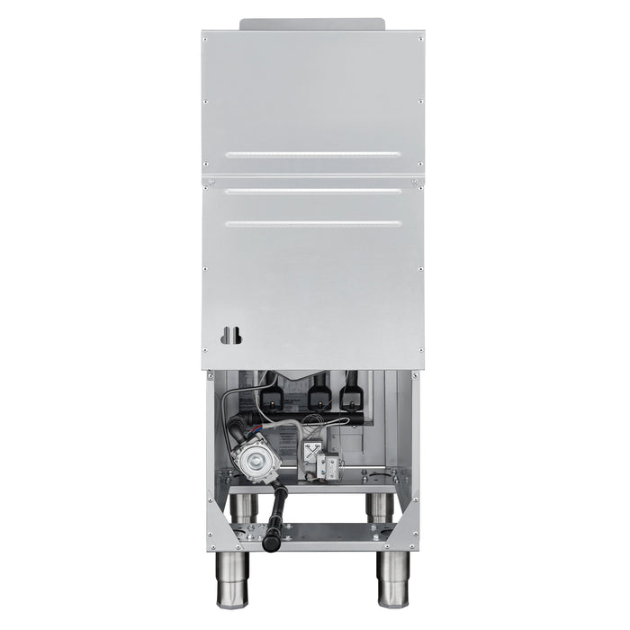 Forno Commerciale Natural Gas Deep Fryer, 3 Burners, 90,000 BTU, 40lbs Oil Capacity (FCMGF0048)