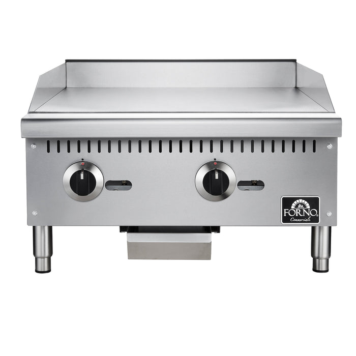 Forno Commerciale 24" 2 Burner 60,000 BTU Gas Griddle (FCMGG0055-24)