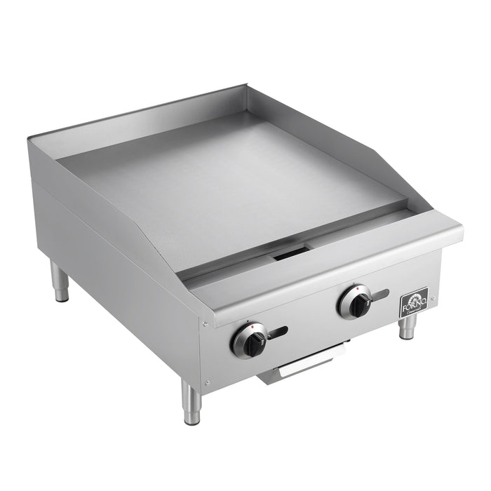 Forno Commerciale 24" 2 Burner 60,000 BTU Gas Griddle (FCMGG0055-24)