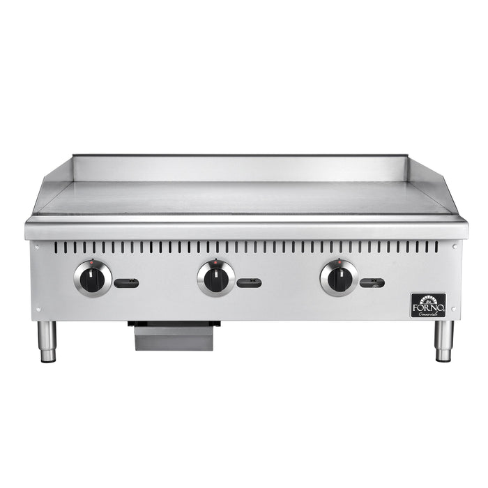 Forno  Commerciale 36" 3 Burner 90,000 BTU Gas Griddle (FCMGG0055-36)