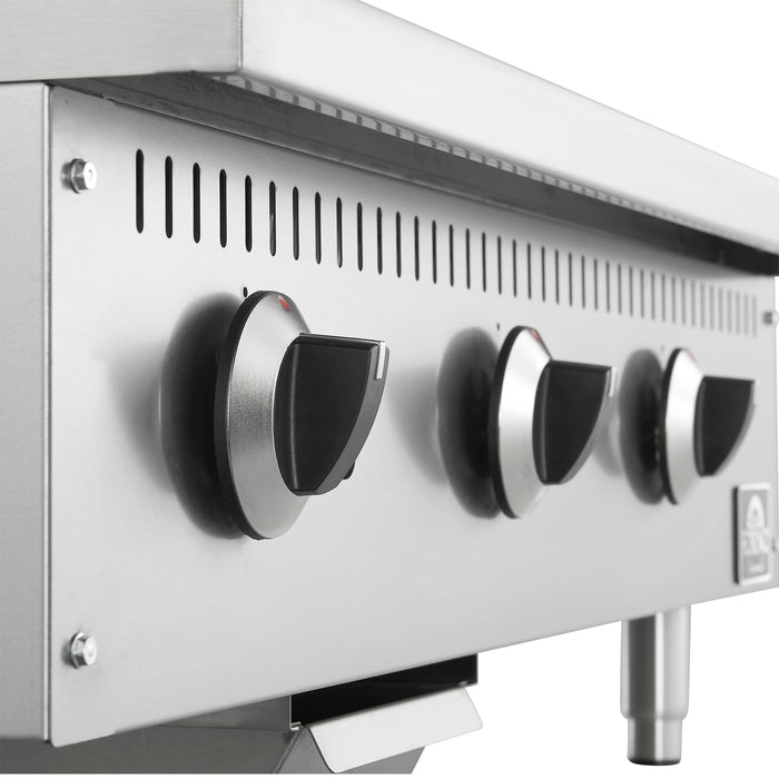 Forno  Commerciale 36" 3 Burner 90,000 BTU Gas Griddle (FCMGG0055-36)