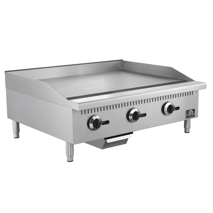 Forno  Commerciale 36" 3 Burner 90,000 BTU Gas Griddle (FCMGG0055-36)