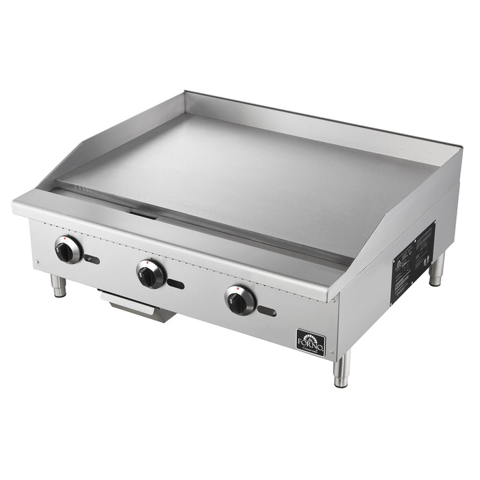 Forno  Commerciale 36" 3 Burner 90,000 BTU Gas Griddle (FCMGG0055-36)