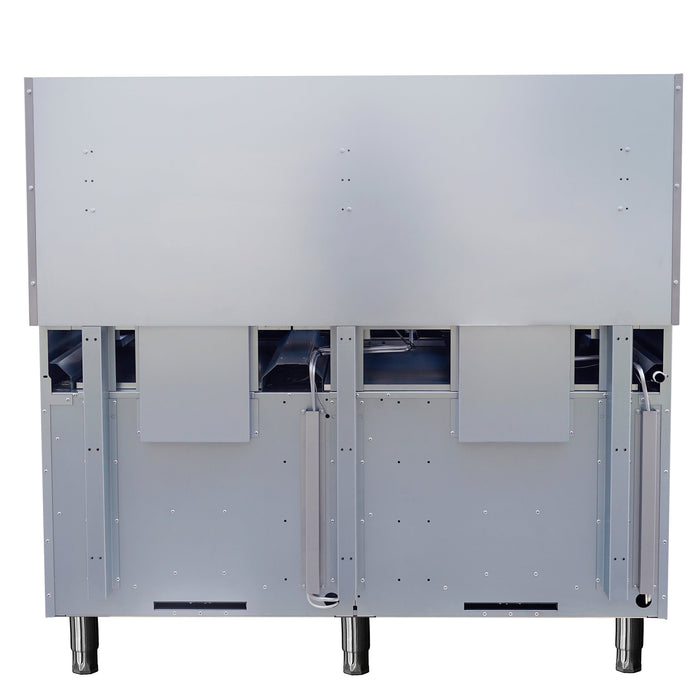 Forno Commerciale 60" Stainless Steel Gas Range, 10 Burners, 300,000 BTU (FCMGR0093-60)