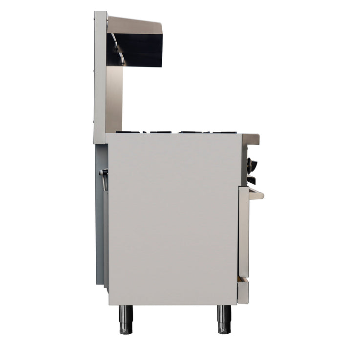 Forno Commerciale 60" Stainless Steel Gas Range, 10 Burners, 300,000 BTU (FCMGR0093-60)