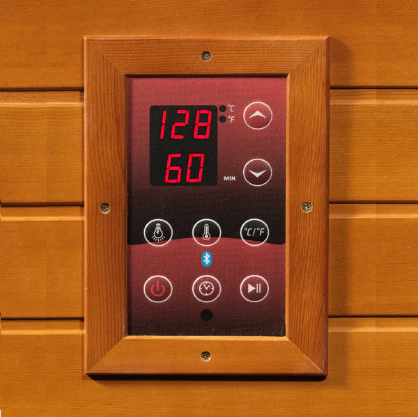 Dynamic Sauna "Venice Elite" 2-person Ultra Low EMF FAR Infrared Indoor Sauna (DYN-6210-01 Elite)