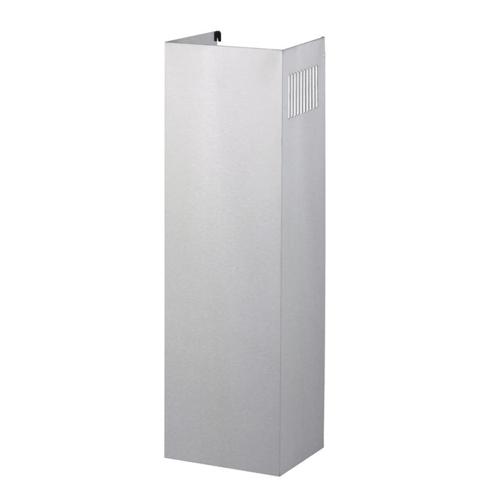 A gray Cosmo Range Hood Inner wall-mounted range hood chimney extension.