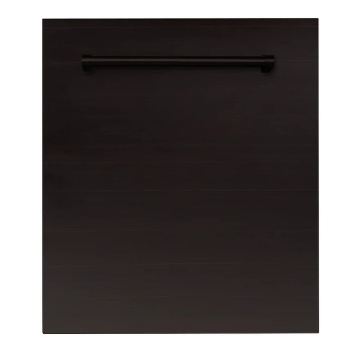 ZLINE 24" Classic Series Top Control Dishwasher - Panel Options & Traditional/Modern Style Handle
