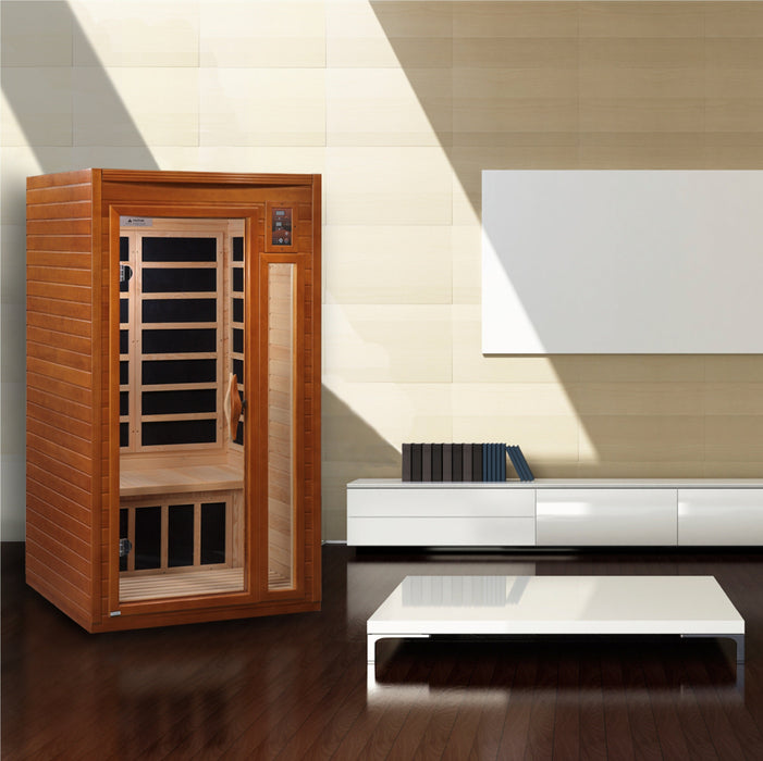 Dynamic Sauna "Barcelona" 1-2 Person Low EMF FAR Infrared Indoor Sauna (DYN-6106-01)