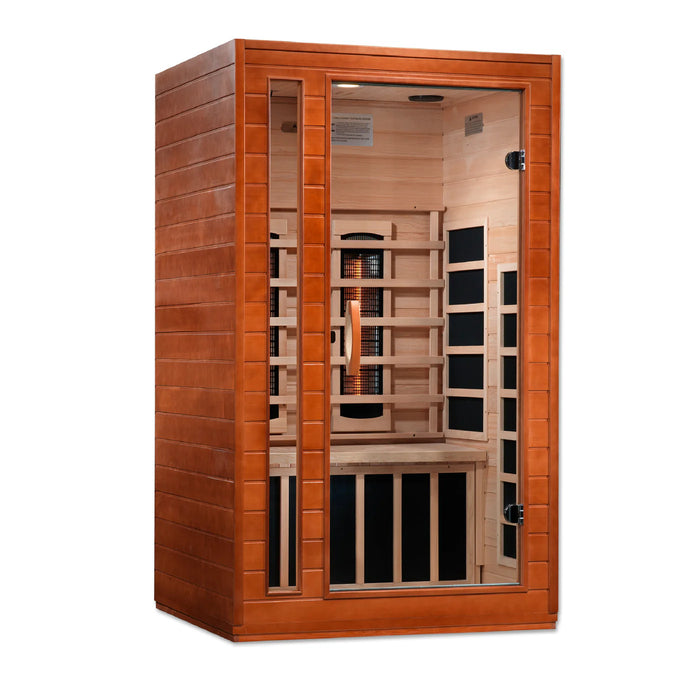 Dynamic Sauna "Cardoba" 2-Person Full Spectrum Near Zero EMF FAR Full Spectrum Infrared Indoor Sauna (DYN-6203-02 FS)