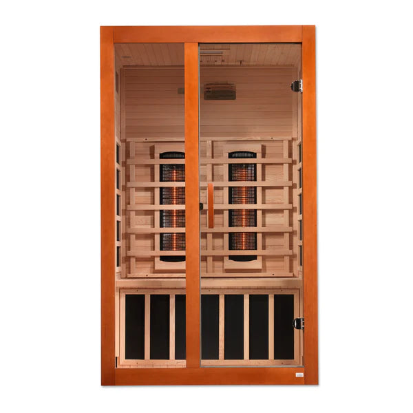 Dynamic Sauna "Santiago" 2-Person Full Spectrum Near Zero EMF FAR Infrared Indoor Sauna (DYN-6209-03 FS)