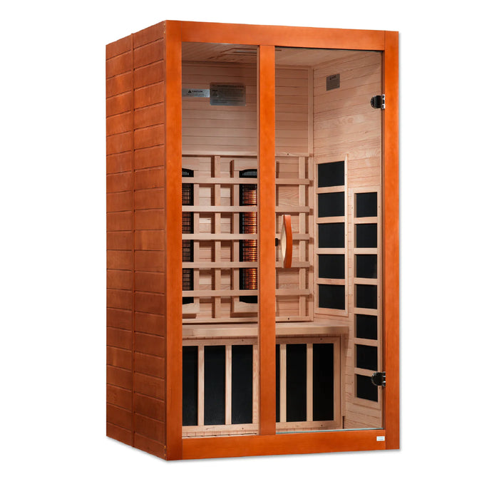 Dynamic Sauna "Santiago" 2-Person Full Spectrum Near Zero EMF FAR Infrared Indoor Sauna (DYN-6209-03 FS)