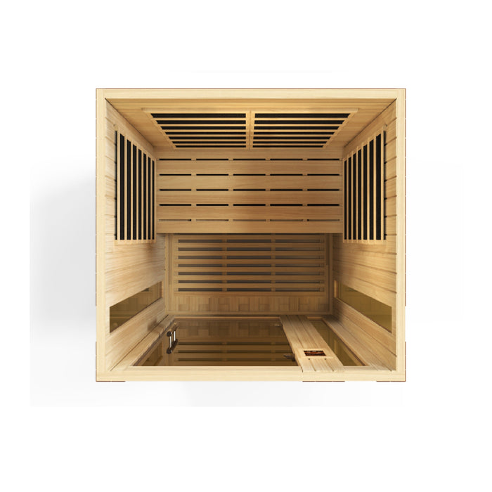 Dynamic Sauna "Vittoria" 2-Person Low EMF FAR Infrared Indoor Sauna (DYN-6220-01)