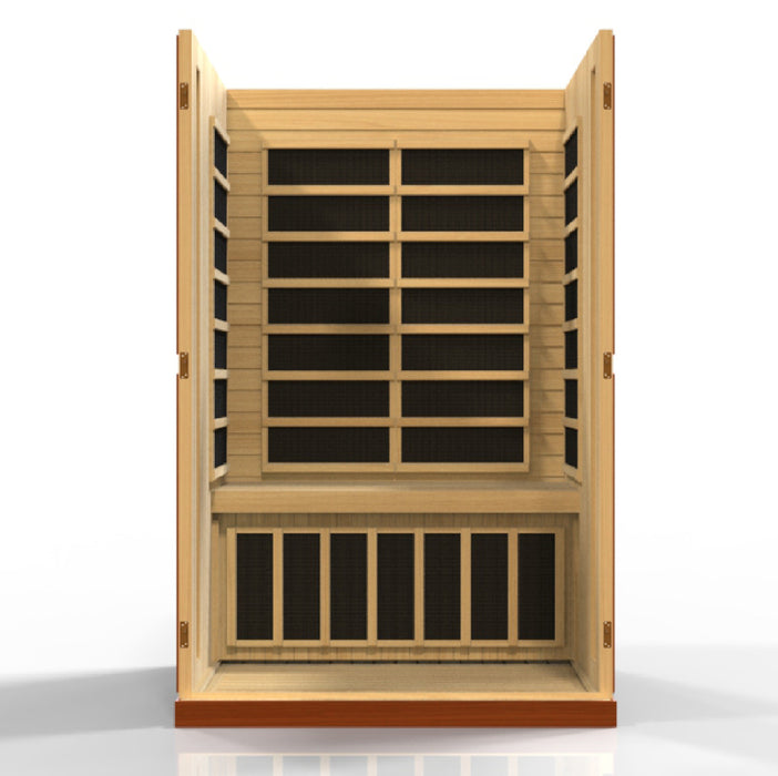 Dynamic Sauna "Vittoria" 2-Person Low EMF FAR Infrared Indoor Sauna (DYN-6220-01)