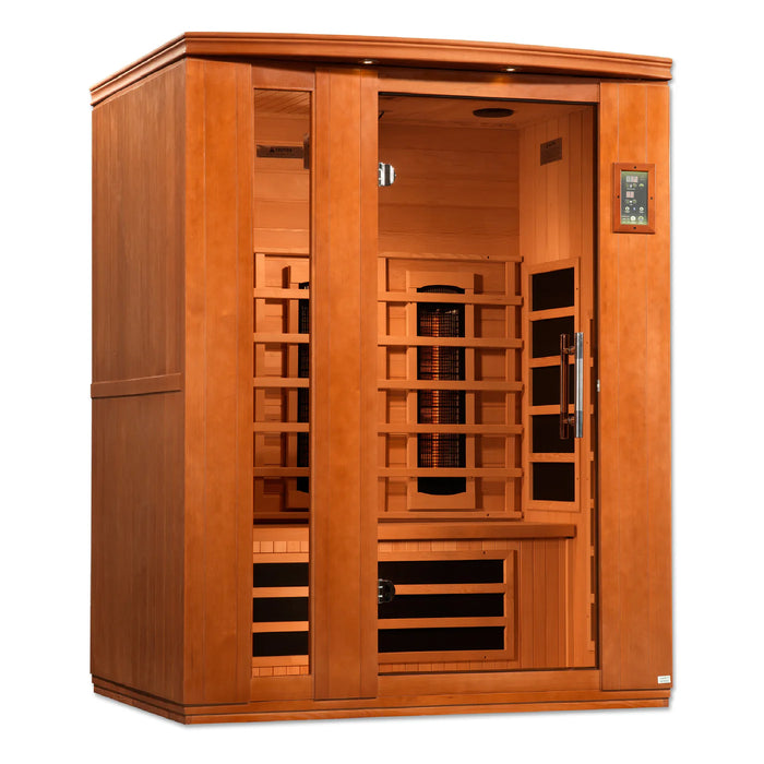 Dynamic Sauna "Lugano" 3-Person Full Spectrum Near Zero EMF FAR Infrared Indoor Sauna (DYN-6336-03 FS)