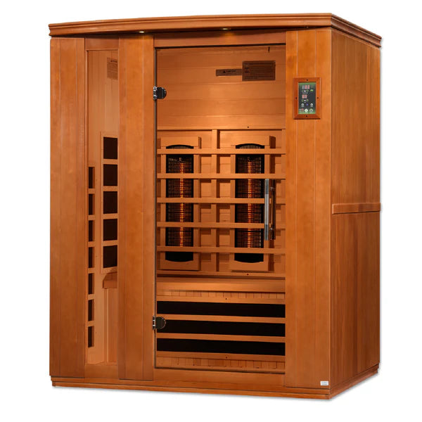 Dynamic Sauna "Lugano" 3-Person Full Spectrum Near Zero EMF FAR Infrared Indoor Sauna (DYN-6336-03 FS)