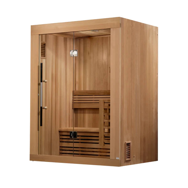 Golden Designs | "Sundsvall" Edition 2 Person Traditional Indoor Sauna