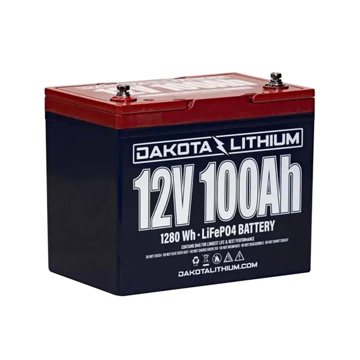 Dakota Lithium 12V 100Ah Deep Cycle Heated LiFePO4 Battery