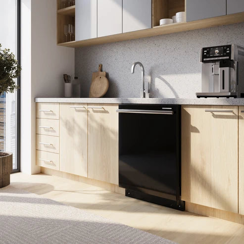 Forno Stella 24" Built-in Dishwasher - Stainless Steel, Black and White (FDWBI8010-24S)