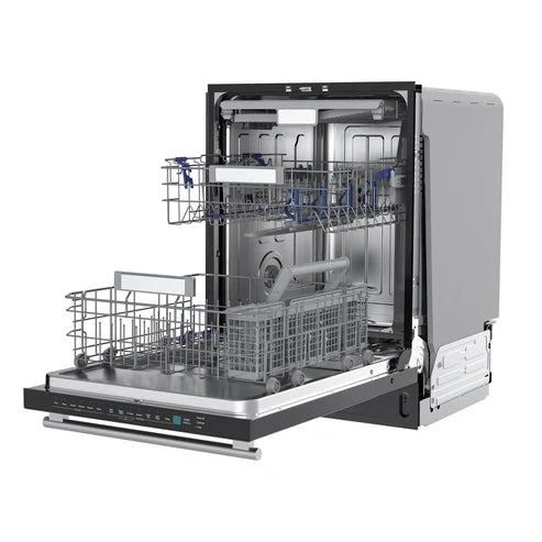 Forno Stella 24" Built-in Dishwasher - Stainless Steel, Black and White (FDWBI8010-24S)