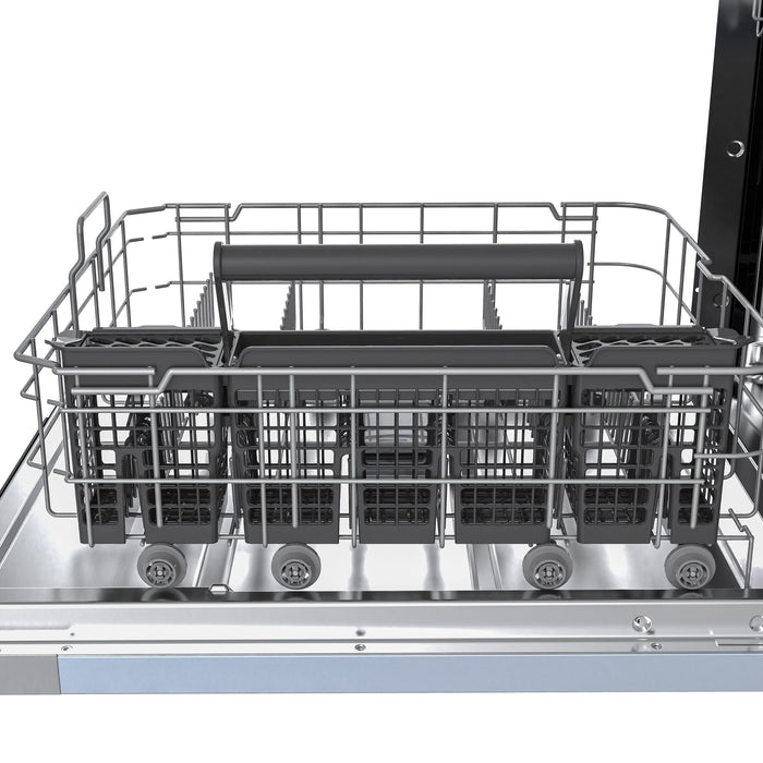 Forno Rivestito 24" Built-In Panel-Ready Dishwasher, Ultra-Quiet 45 dB, Energy Star with Stainless Steel Interior (FDWBI8011-24)