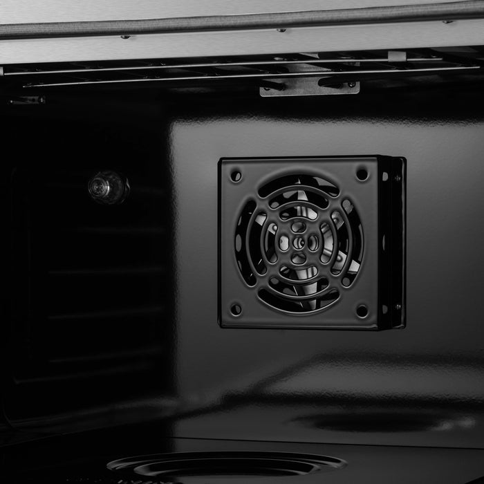 Forno Ambassador Valente 48" 6.7 cu. ft. Dual Fuel Range, 8 Sealed Burners, Convection Oven in Black or White with Antique Brass Accents and Copper Rivet Trim (FFSGS6199-48CPBLK)