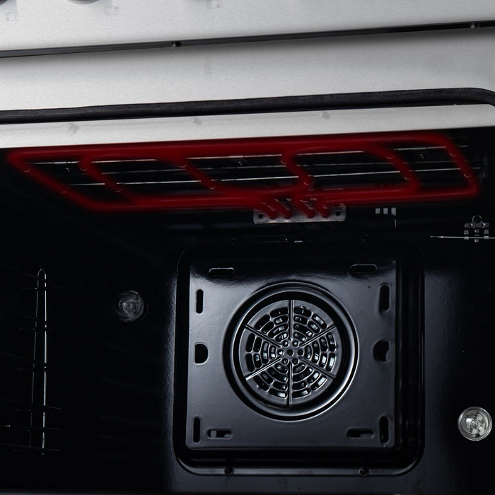 Forno Marco 30" Dual Fuel Range with 4 Sealed Burners in Stainless Steel (FFSGS6197-30)