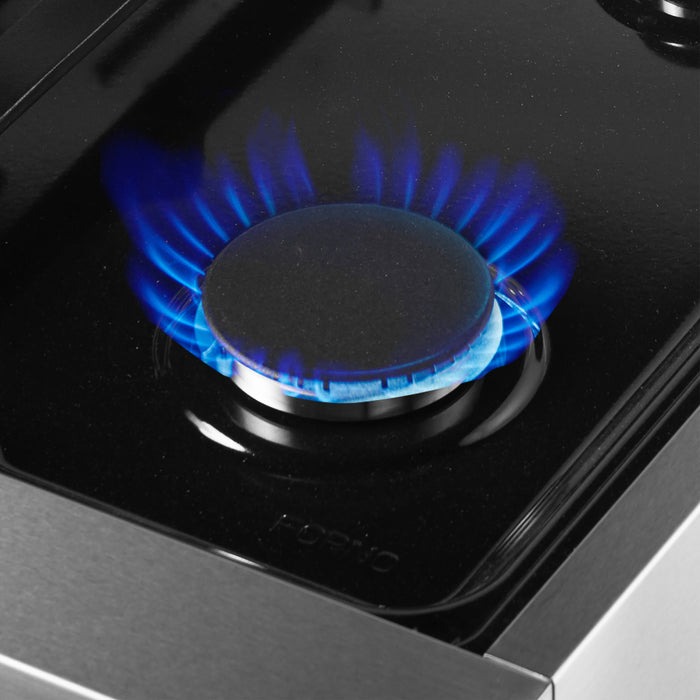 Forno Marco 30" Dual Fuel Range with 4 Sealed Burners in Stainless Steel (FFSGS6197-30)