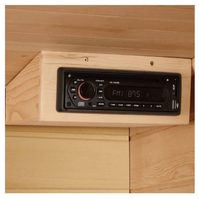 Maxxus Sauna 3-Person Low EMF FAR Infrared Indoor Sauna - Canadian Hemlock (MX-K306-01)