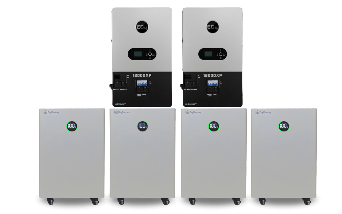 Big Battery 48V 15kWH NEXUS LiFePO4 Battery + EG4 12000XP Inverter