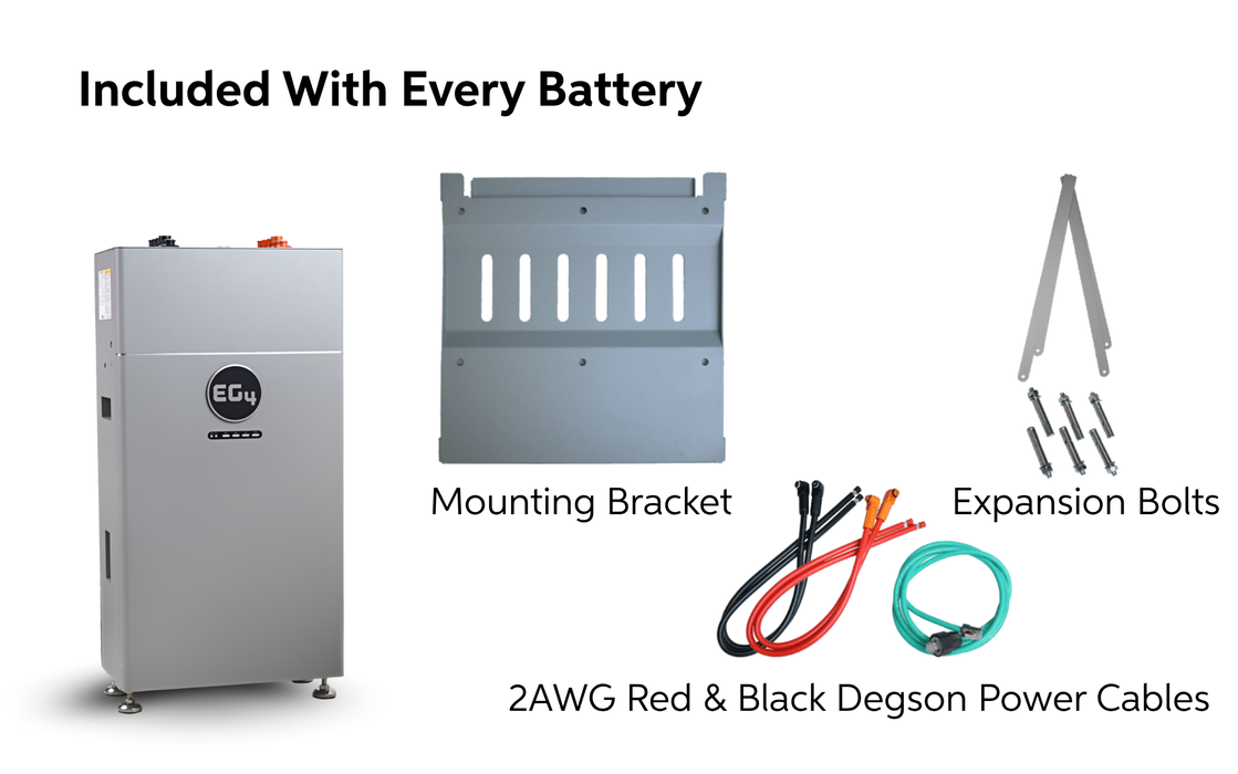 EG4 WallMount Indoor Battery ESS | 48V 314Ah | 16kWh | UL9540 | & Flexboss 21 Hybrid Inverter
