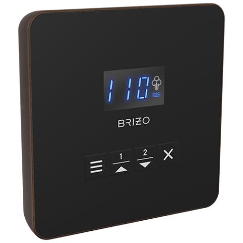 Brizo Mystix™ Elemental Steam Experience Square/Round Interior Digital Control