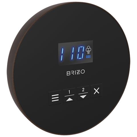 Brizo Mystix™ Elemental Steam Experience Square/Round Interior Digital Control