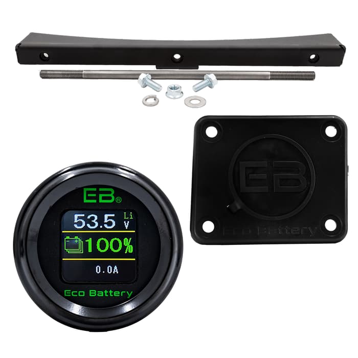Eco Battery EZGO RXV Installation Kit for 51V 105Ah LiFePO4 Lithium Battery