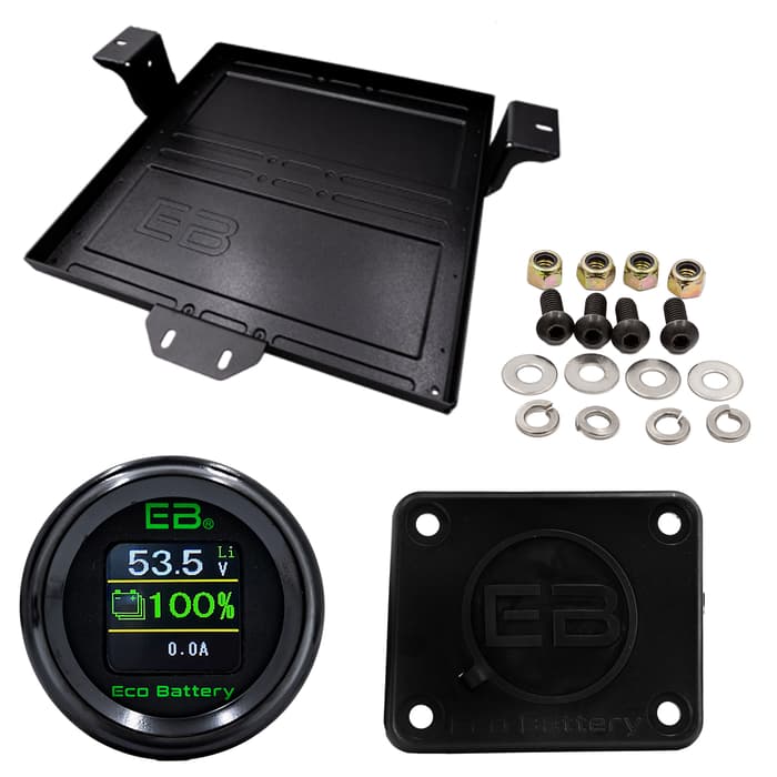 Eco Battery EZGO RXV Installation Kit for 51V 105Ah LiFePO4 "Skinny" Lithium Battery