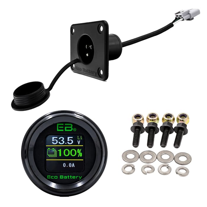 Eco Battery EZGO TXT Installation Kit for 38V 105Ah LiFePO4 Lithium Battery