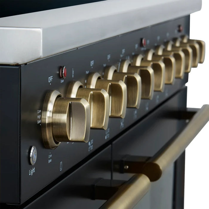 Forno Paolo 48" 6.7 cu. ft. Freestanding Electric Range with True Convection Oven in Stainless Steel (FFSEL6011-48)