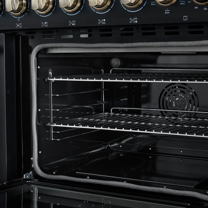Forno Paolo 48" 6.7 cu. ft. Freestanding Electric Range with True Convection Oven in Stainless Steel (FFSEL6011-48)