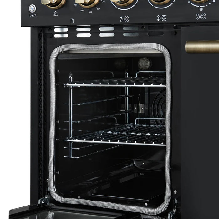 Forno Paolo 48" 6.7 cu. ft. Freestanding Electric Range with True Convection Oven in Stainless Steel (FFSEL6011-48)