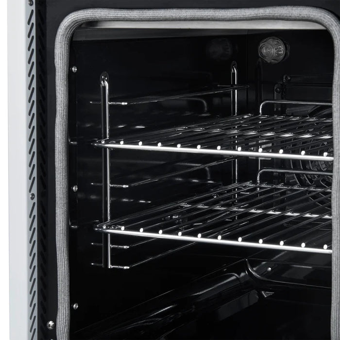 Forno Paolo 48" 6.7 cu. ft. Freestanding Electric Range with True Convection Oven in Stainless Steel (FFSEL6011-48)