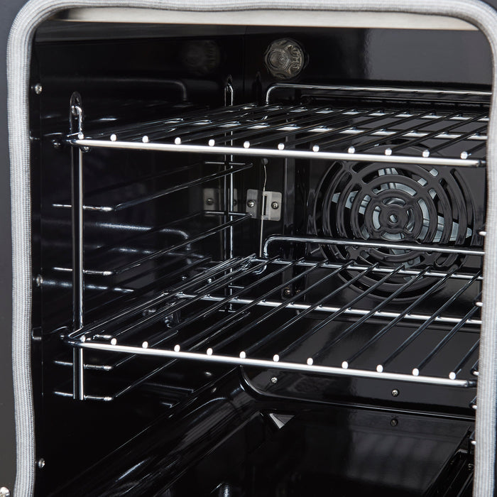 Forno Paolo 48" 6.7 cu. ft. Freestanding Electric Range with True Convection Oven in Stainless Steel (FFSEL6011-48)